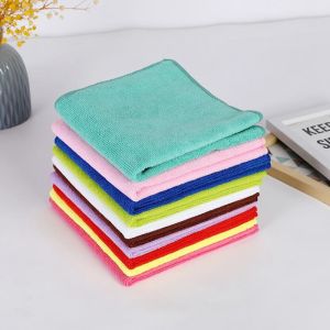 40x40cm 100% Custom Microfiber Kitchen Towels Reusable Microfibre Cleaning Cloth