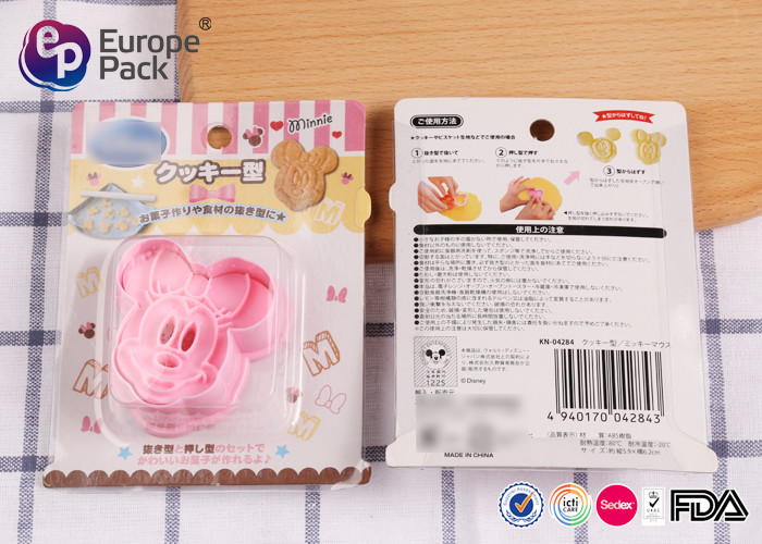 Eco Friendly PP Mickey Mouse Biscuit Cutter Children Tableware Set