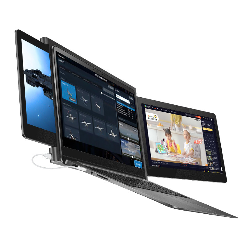 FCC 230cd/m2 10.1" Triple Screen Extension Monitor