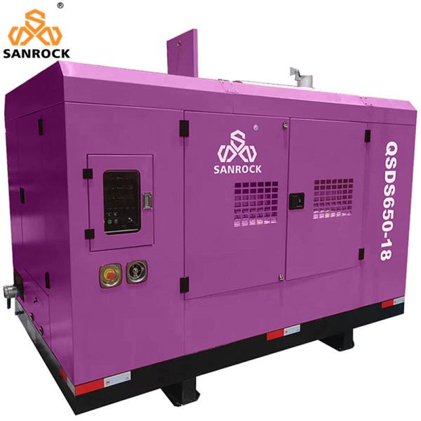 Screw Air Compressor Machine Portable 194kw Diesel Engine Mining Screw Air