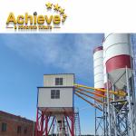 Ready Mixed Concrete Batching Plant 60 CBM Per Hour PLC Control