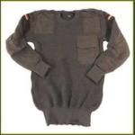 military, pullover police sweater，wool sweater polyester/wool pullover