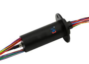 China DC-3GHz Radio Frequency Rotary Joint 36 Circuits 2A Capsule Slip Ring For Motion Simulator on sale