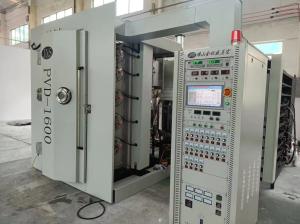 China Vertical Front Door Stainless Steel Furniture PVD Coating Machine factory