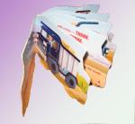 350gsm Book Offset Printing Services OPP Kids Die Cut Pop Up 30pp Hardcover