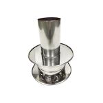 3" Galvanized Wood Stove Rain Proof Chimney Cap Power Coated