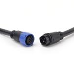 Quick OEM Waterproof Male Female Connector M25 3 Pin Electrical