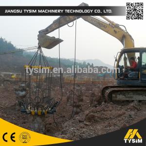 China Safer High Efficiency Concrete Pile Machine , Round Pile Cutter Low Noise KP315A Pile diameter  300~1050 mm factory