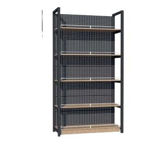 China Steel Wood Shelf Household Furniture Rack High - Grade Book Shelf factory