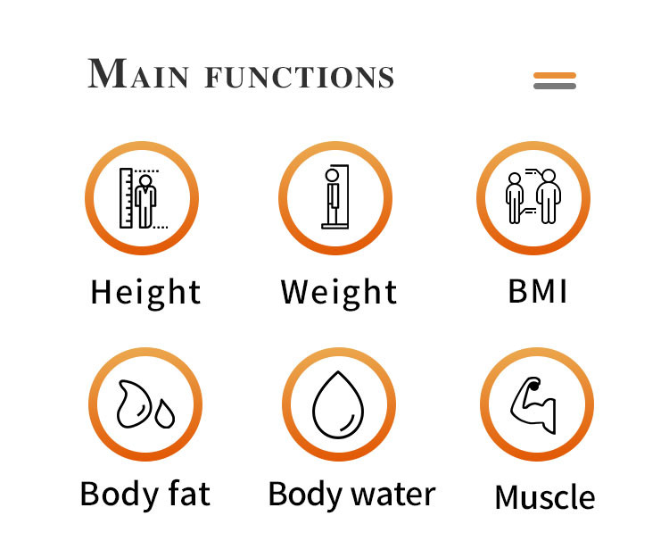 Height Body Fat Coin Operated Weighing Scales 15W RS232 WIFI Configured