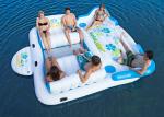 Large Inflatable Floating Island , Inflatable Lounge Water Floating Games For