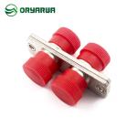 Single Mode Flange FC Fiber Optic Adapter Metal Housing JIS Standard