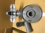 Gray PVC Toilet Siphon Tube , Toilet Drain Fittings Washroom Appliance Connector