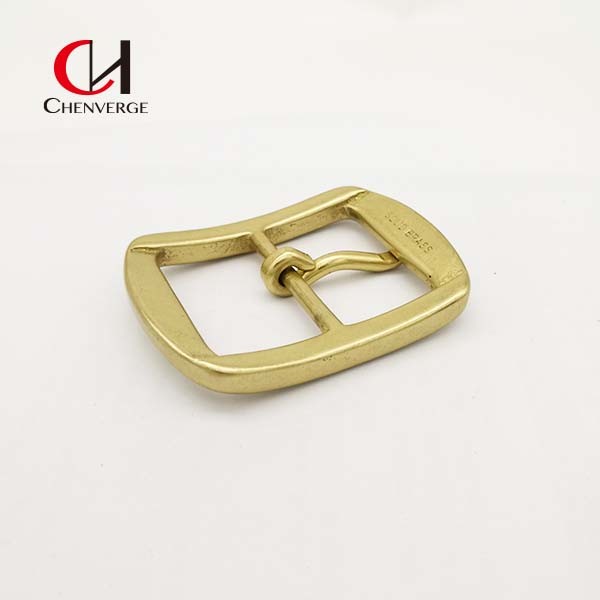 Practical Antirust Square Brass Belt Buckle , Anti Corrosion Gold Belt Buckle