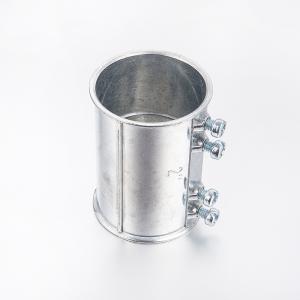 China Screwed 2 Inch EMT Coupling , Electrical Galvanised Conduit Fittings 1/2&quot;-4&quot; Size factory