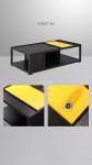 Fashion Designer Storage Rectangle Wood Coffee Table