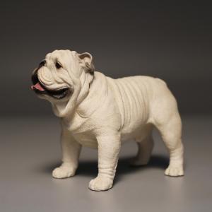China Vinyl Dog Figures Puppy Toys Model Miniature Figurines For Home Office Desk Figures factory
