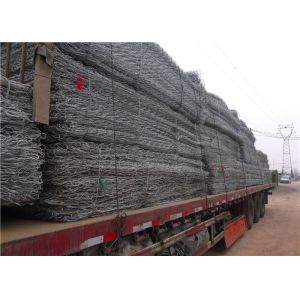 PVC Coated Double Twisted 4x1x1m Woven Gabion Basket