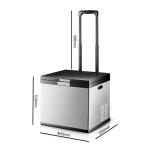 8L Capacity Car Refrigerator Cooler , DC Portable Mini Fridge Cooler For Camping