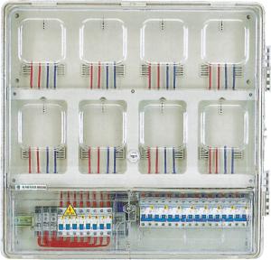 China 8 Positionsel Ectric Service Meter Box Replacement MCB Full Climate Conditions factory