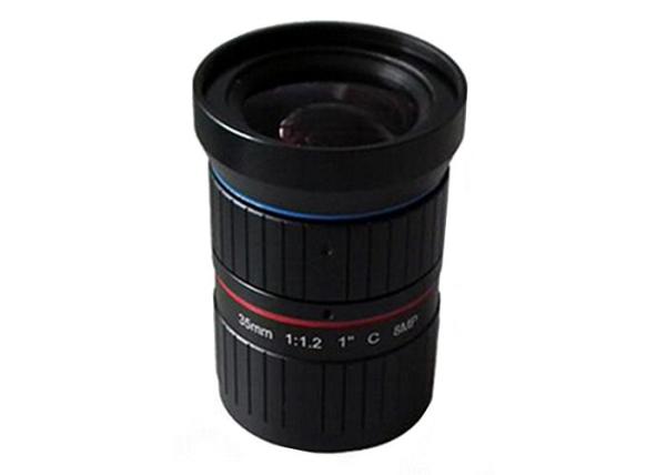 1" 35mm F1.2 8Megapixel C Mount Manual IRIS Low Distortion ITS Lens, 35mm