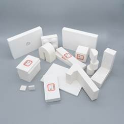 92% 95% 97% Alumina Ceramic Plates 9 Mohs Hardness With High Wear Resistance Damaged