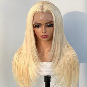 China 100% Virgin 613 Blonde Wig 13X6 13x4 HD Full Lace Frontal factory