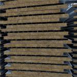 manufactured prefabricated home 960mm rock wool sandwich roof panels with 0