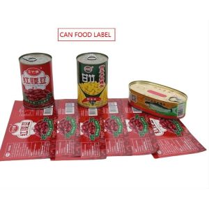 Easy To Apply And Remove Liquid Refreshment Label Paper Material Transfer