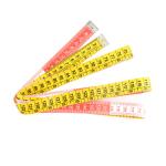150cm Fiberglass PVC Tape Measure Colorful Anti Stretch Soft For Sewing