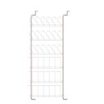 Door Back Barber Shop 6Layers Wig Display Stand Wall Mount Metal