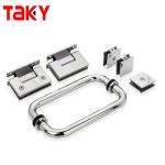 Long Life Square 90 Degree Stainless Steel Polishing Soft Close Shower Screen