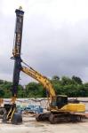 1.2m3 Bucket Capacity Clamshell Telescopic Arm Recommended For Excavators ≥36t