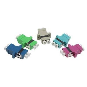 China RoHS Duplex Fiber Adapter Fiber Coupler LC APC SM MM DX SX factory