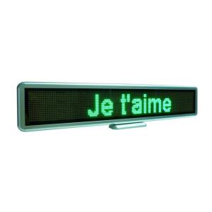 China Green LED Moving Message Display Board C16128PG factory