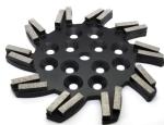 10”Double Seg Diamond Grinding Head Fast Grinding For Floor Grinders