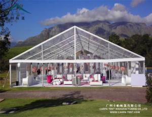 China Outdoor Entertainment Luxury Clear Cover Outdoor Party Tents 100% Re - Locatable factory