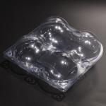 Leak Proof Square PET Food Packaging Plastic Containers For Fresh Fruits