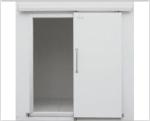 Standard Manual Sliding Door for Cold Room Freon Refrigerant and Customization