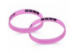 Buy custom glow in the dark silicone wristband with green/blue/red light