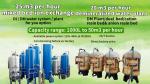 Stainless Steel Demineralized Water Plant 10000L Capacity With PLC Control