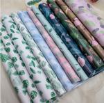 80gsm Gift Wrap Paper Roll Summer Flamingos Turtle Leaf Print Wrapping Paper