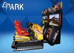 Video Entertainment Coin Pusher Game Machine 3D Dynamic Motion Racing Car