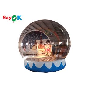 China Customized Snow Globe Crystal Ball Inflatable Bubble Tent For Shopping Mall on sale