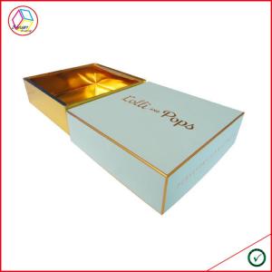 China 4mm Gold Foil Matte Lamination Chocolate Packaging Box Die Cutting factory
