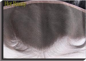 China Natural Black Top Closure Straight Hair Ear to Ear Lace Frontal Human Hair Material factory