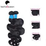 Full Cuticle And Tangle Free European Virgin Hair Natural Black Human Hair Weft