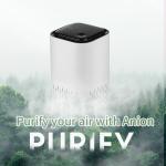 White ABS USB Charging Mini Air Purifier