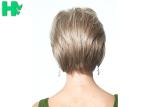 Fluffy Light Brown Short Fiber Wig Natural Looking Women Synthetic Wigs