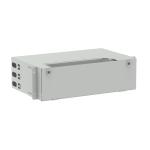 Sub Optic Distribution Frame for 96 Cores Fiber Optic Equipment Gray/Black LC